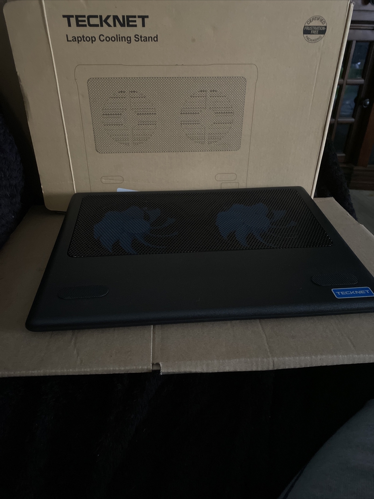 TECKNET Laptop Cooling Pad, Portable Ultra-Slim Quiet Laptop Notebook Cooler ...