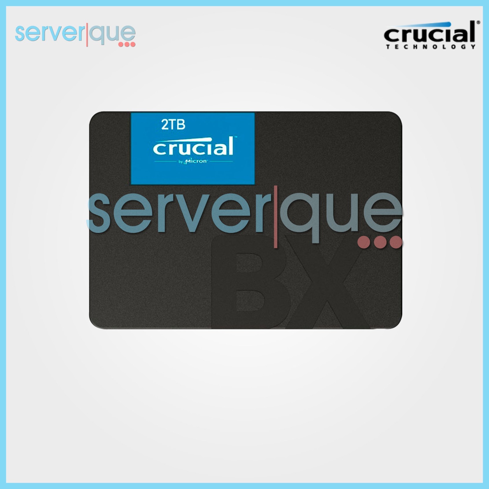 Crucial CT2000BX500SSD1 BX500 2TB 3D NAND SATA 2.5" Internal SSD "NEW"