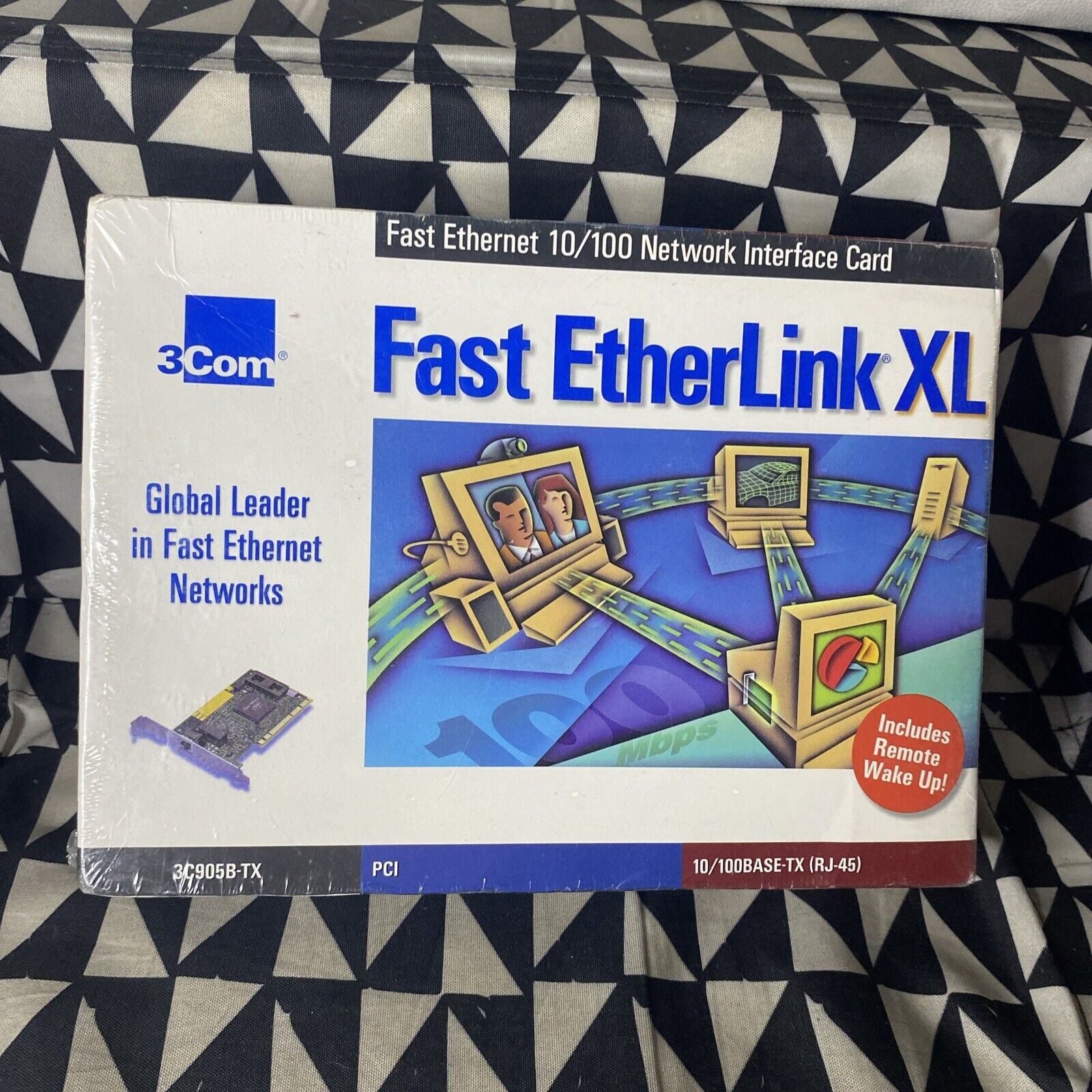 3Com Fast EtherLink XL Ethernet 10/100 Network Interface Card 3C905B-TX SEALED