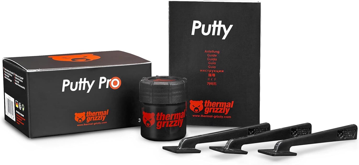 Thermal Grizzly TG Putty Pro Non-Conductive Thermal GPU Modding TG-P-P-030