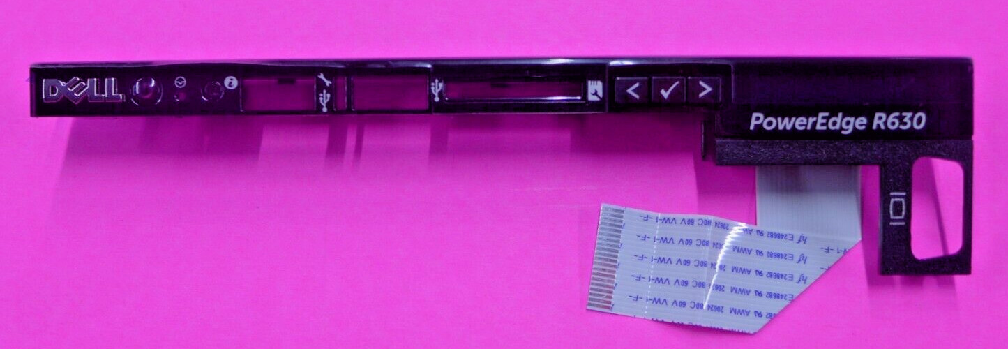 NEW Dell PowerEdge R630 Front Control Panel Bezel w/Cable 215H4 YMNND