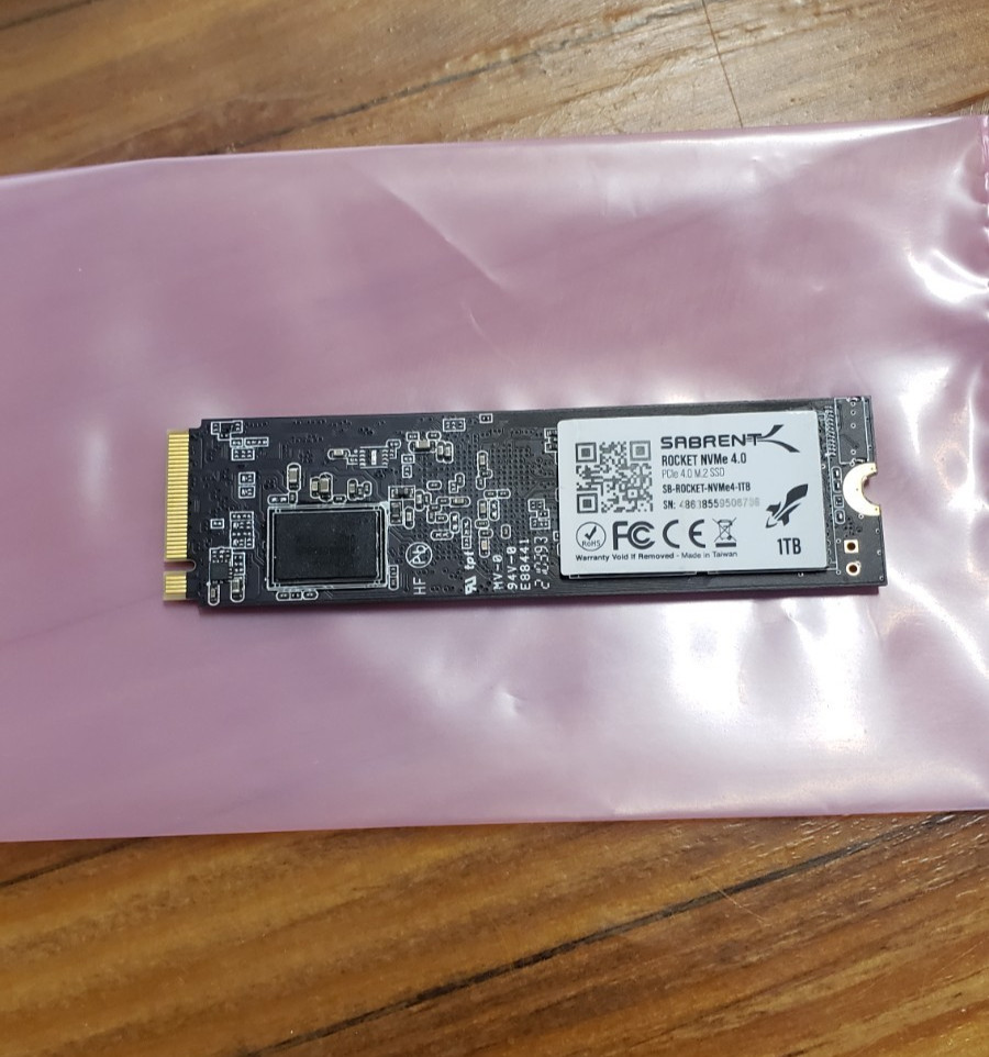 Sabrent Rocket NVMe 4.0 1TB M.2 PCIe 4.0 Internal SSD Solid State Drive
