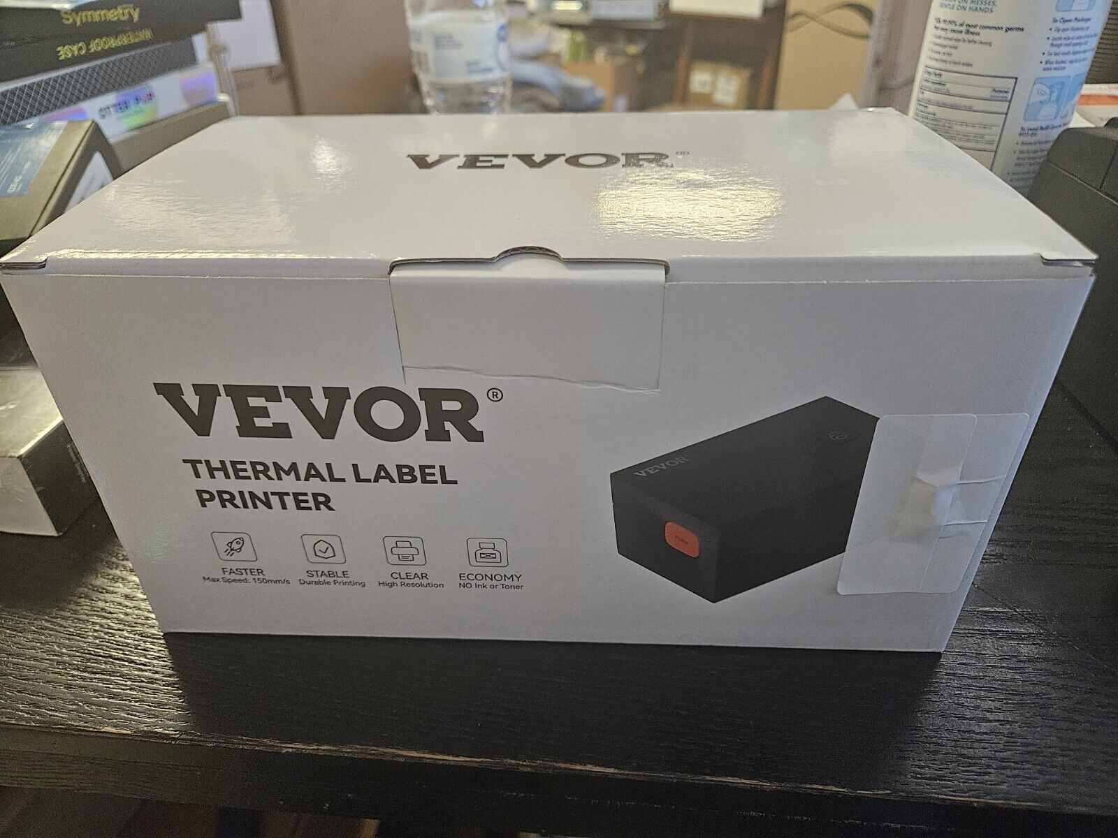 VEVOR Thermal Label Printer 4X6 300DPI USB/Bluetooth for Amazon eBay Etsy UPS