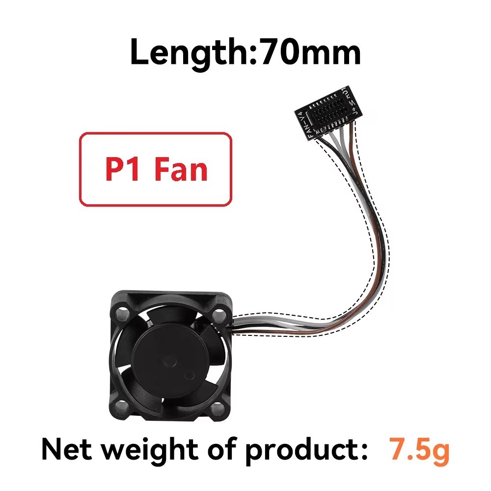 Extruder Hotend Cooling Fan For Bambu Lab X1 X1C X1E P1P P1S 3D Printer lot