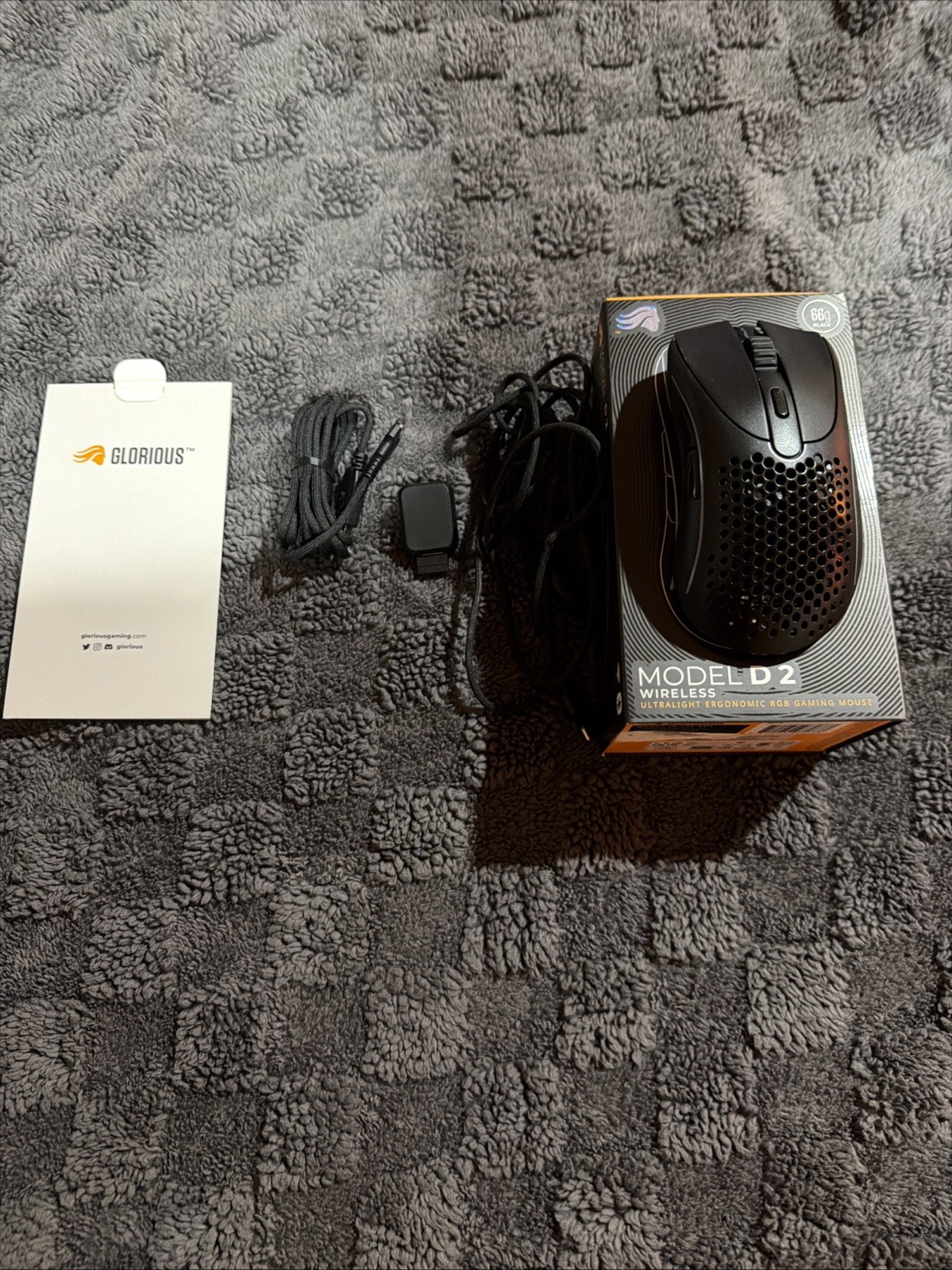 Glorious PC Gaming Race Model D 2 Wireless Gaming Mouse - Matte Black