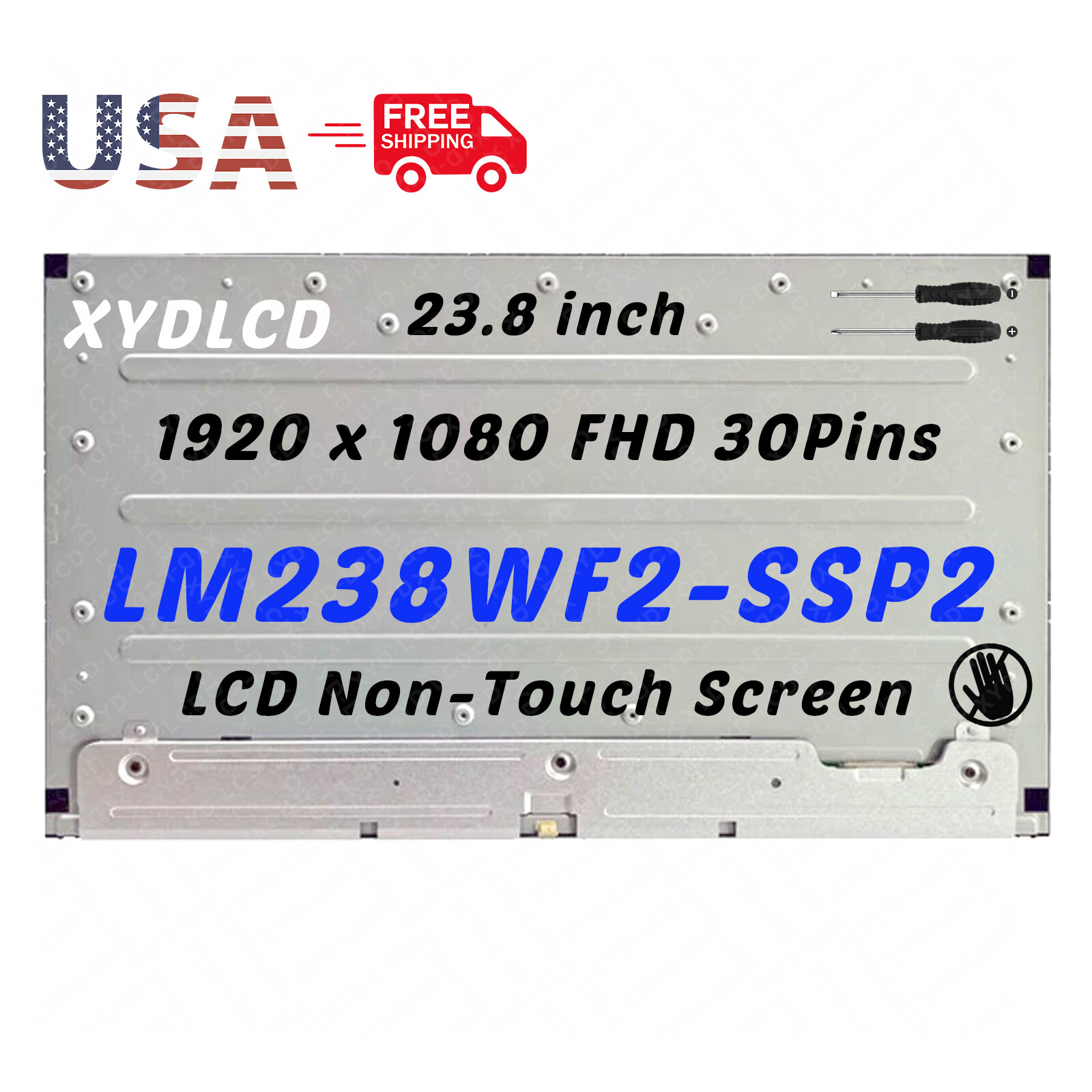 23.8" LG LM238WF2-SSP2 LM238WF2(SS)(P2) LM238WF2 SSP2 FHD LCD IPS Screen Display