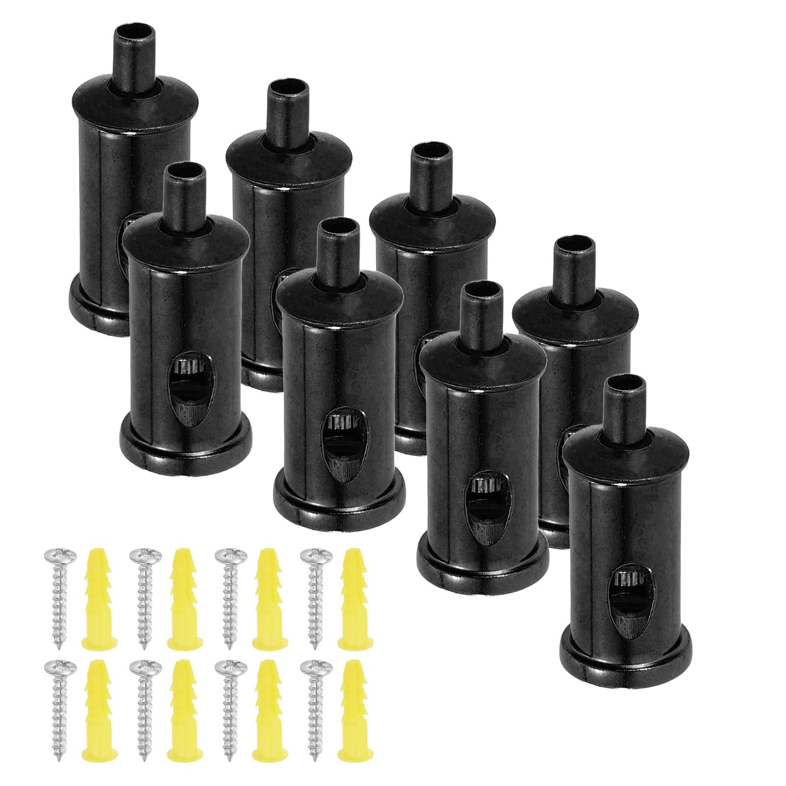 MECCANIXITY 8 Set Cord Grip Adjuster for 1/16" (1-2mm) Cable, Adjustable Stee...