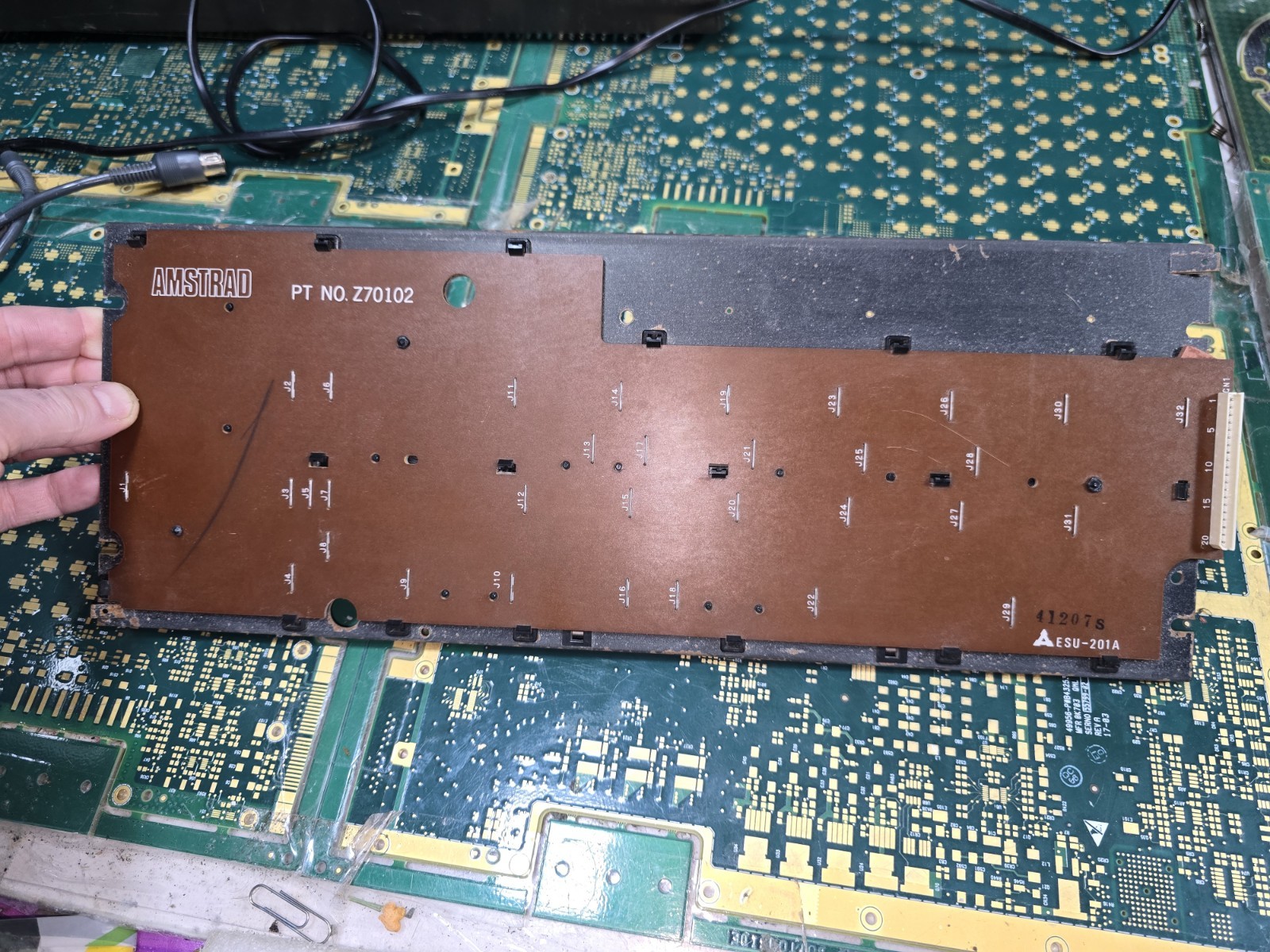 Amstrad CPC 464 16-Pin Older Version DEFECTIVE DONOR Keyboard-Missing Keys-PARTS