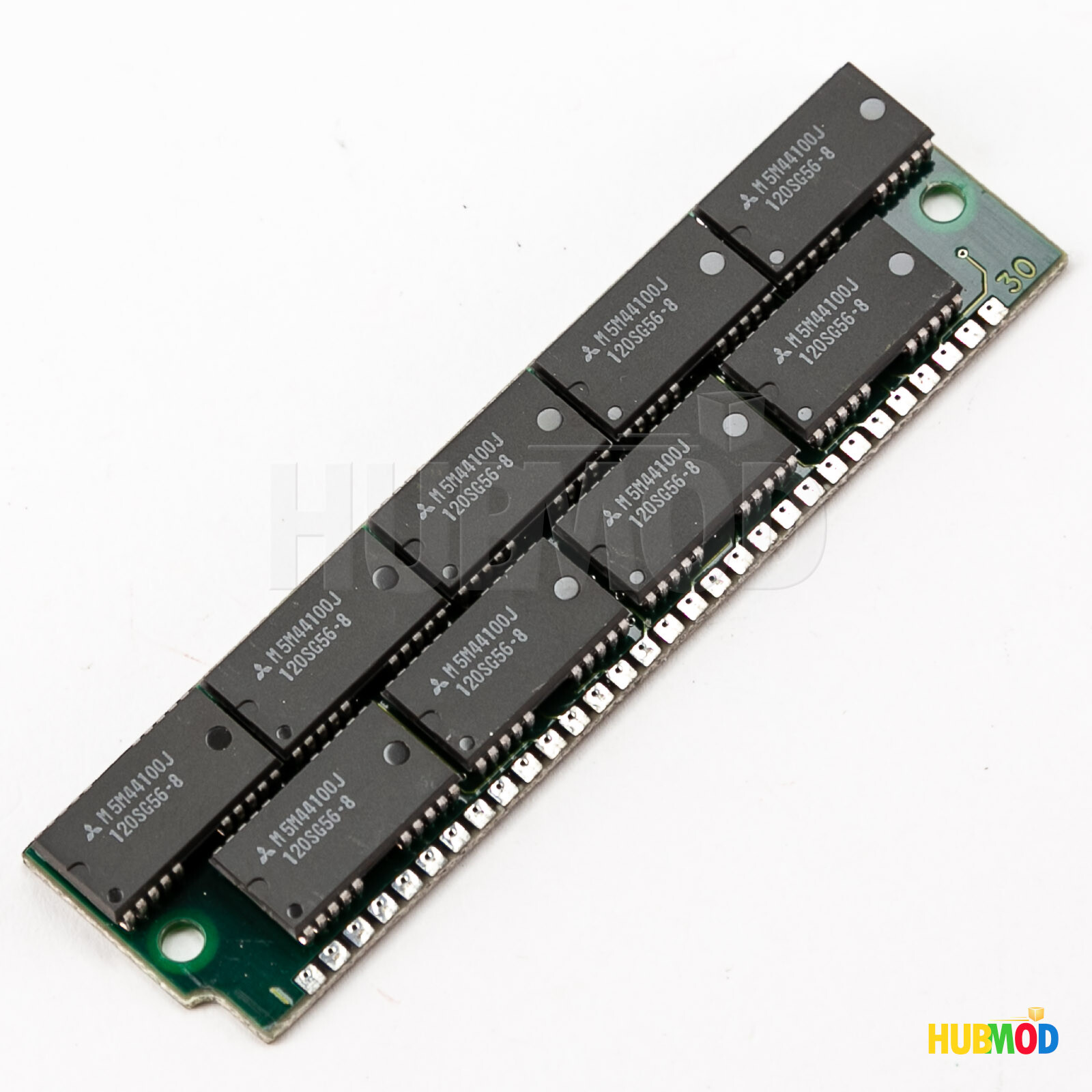 Mitsubishi MH4M09J-8 4MB 4 MB Simm 30-Pin 4mx9 80ns FPM Parity RAM Memory