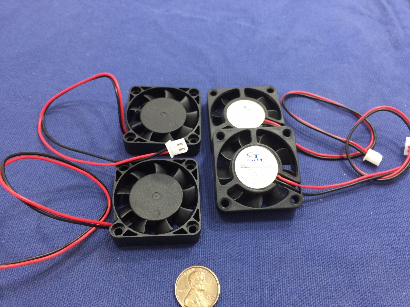 4 pcs 4010 Fan 24V 40x10 40mm reprap Dual Extruder Cooling USA 3d printer B20