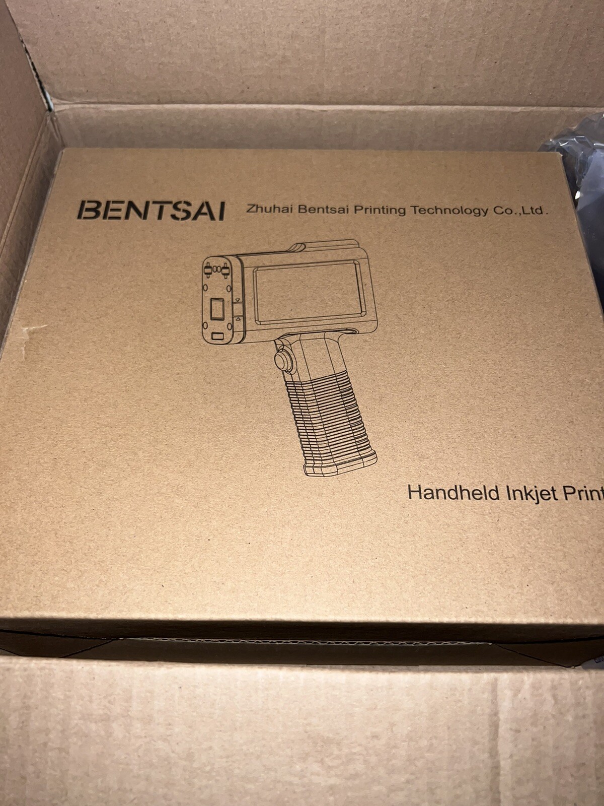 BENTSAI Handheld Inkjet Printer with 4.3 Inch HD