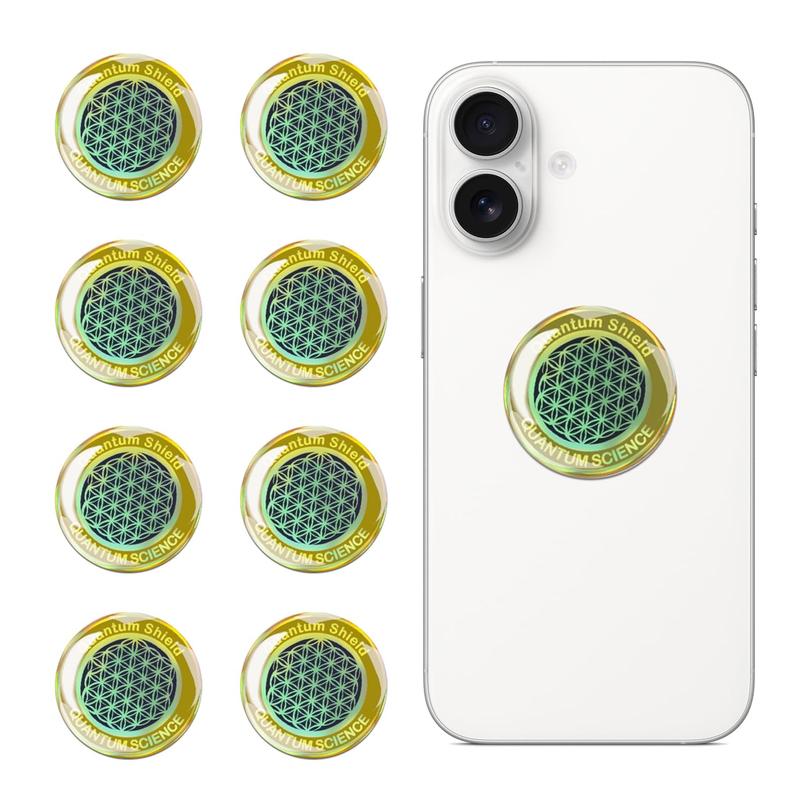 8 Pieces of Cell Phone Protection Neutralizers Stickers, Blockers Equipment S...