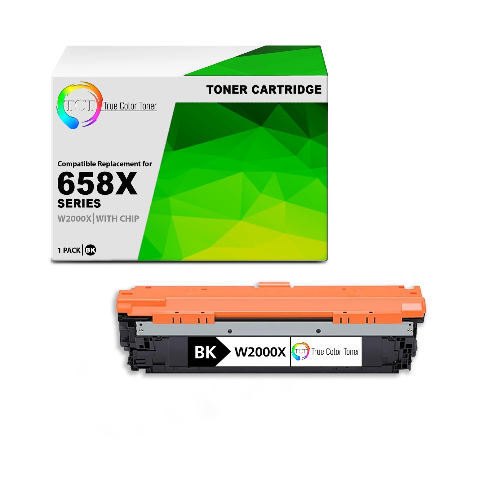TCT Prem 658X W2000X Black HY for Compatible HP LaserJet M751s Toner Cartridge