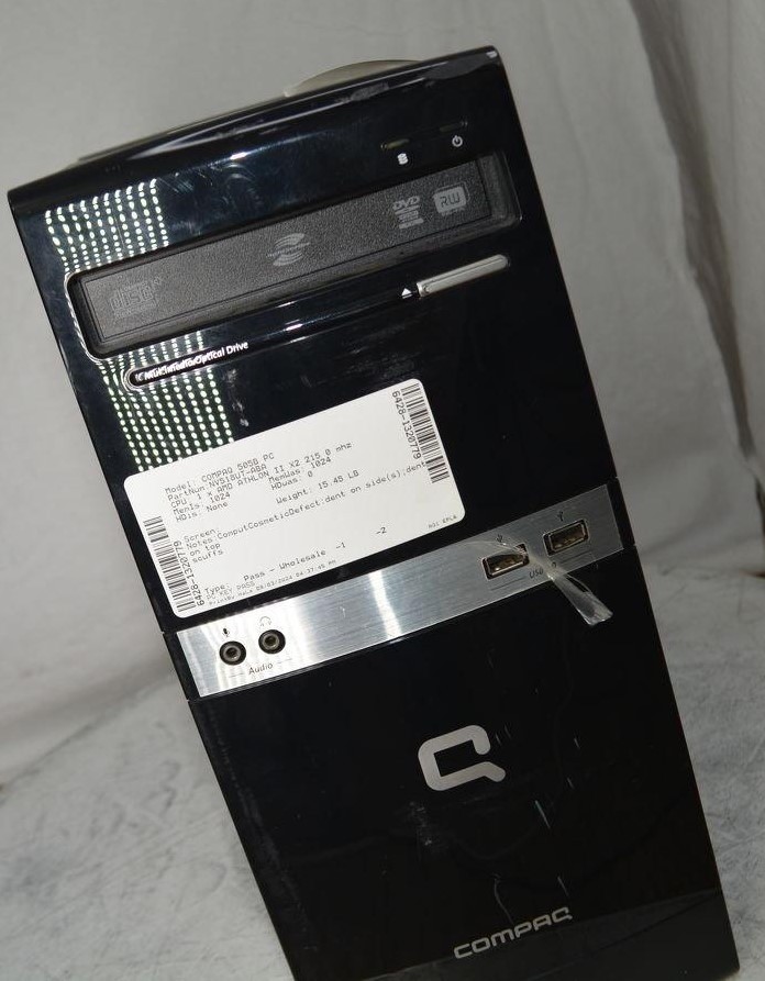 HP Compaq 505B MT NV518UT#ABA Micro Tower Athlon II X2 215 2.7Ghz 1GB SEE NOTES