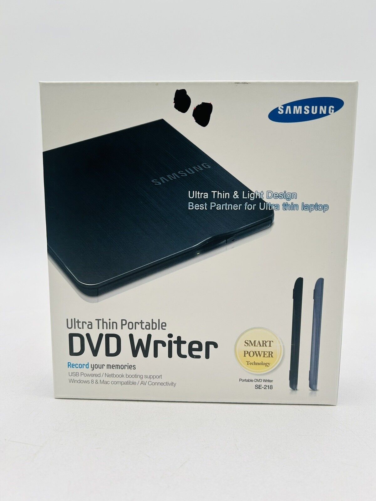 Samsung SE-218BB/RSBS usb Ultra Portable Dvd +/RW Usb External Drive Writer New