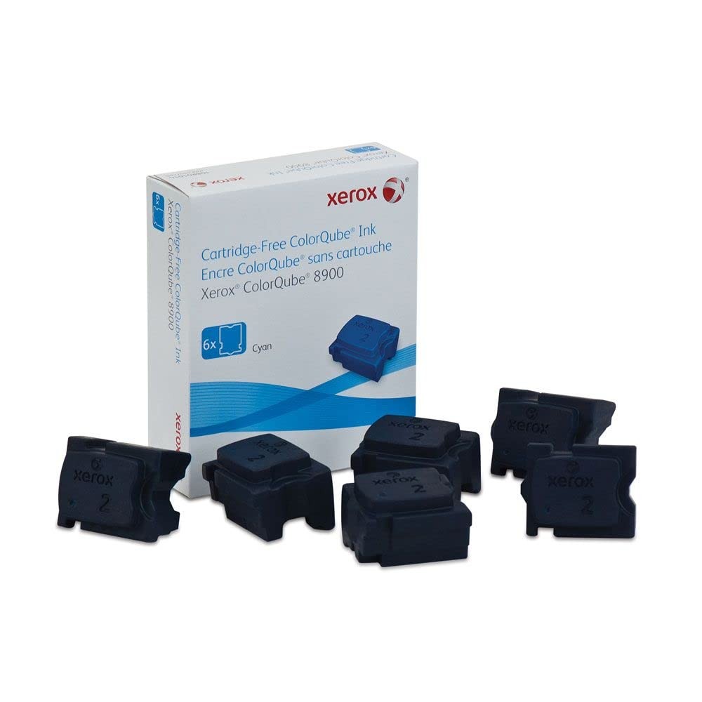Genuine Xerox 108R01014 Cyan Solid Ink Stick 6-Pack, New Sealed Box, We Ship ...