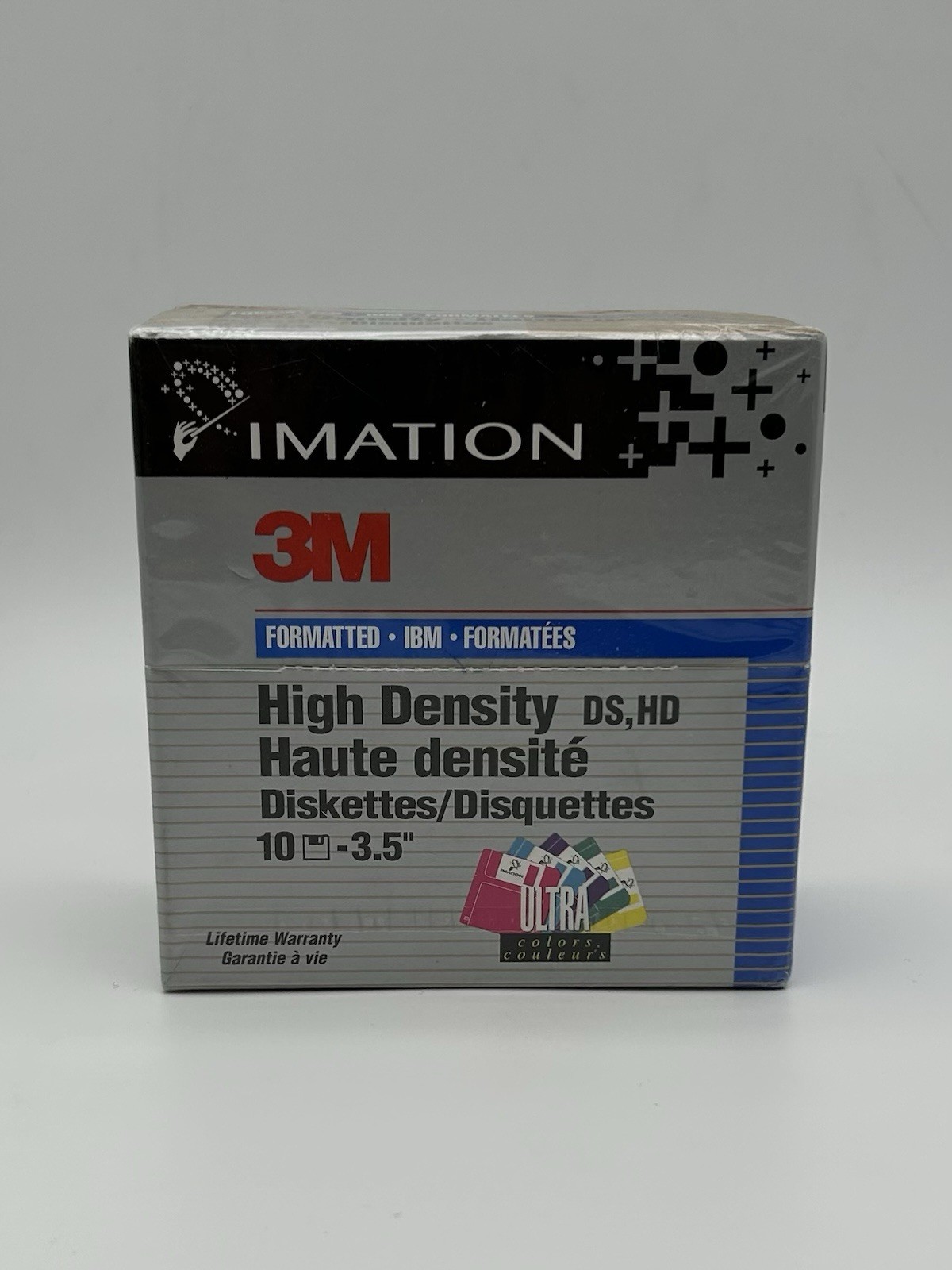 Imation 3M IBM 3.5” Floppy Disks DS HD 1.44MB SEALED 10 Pack