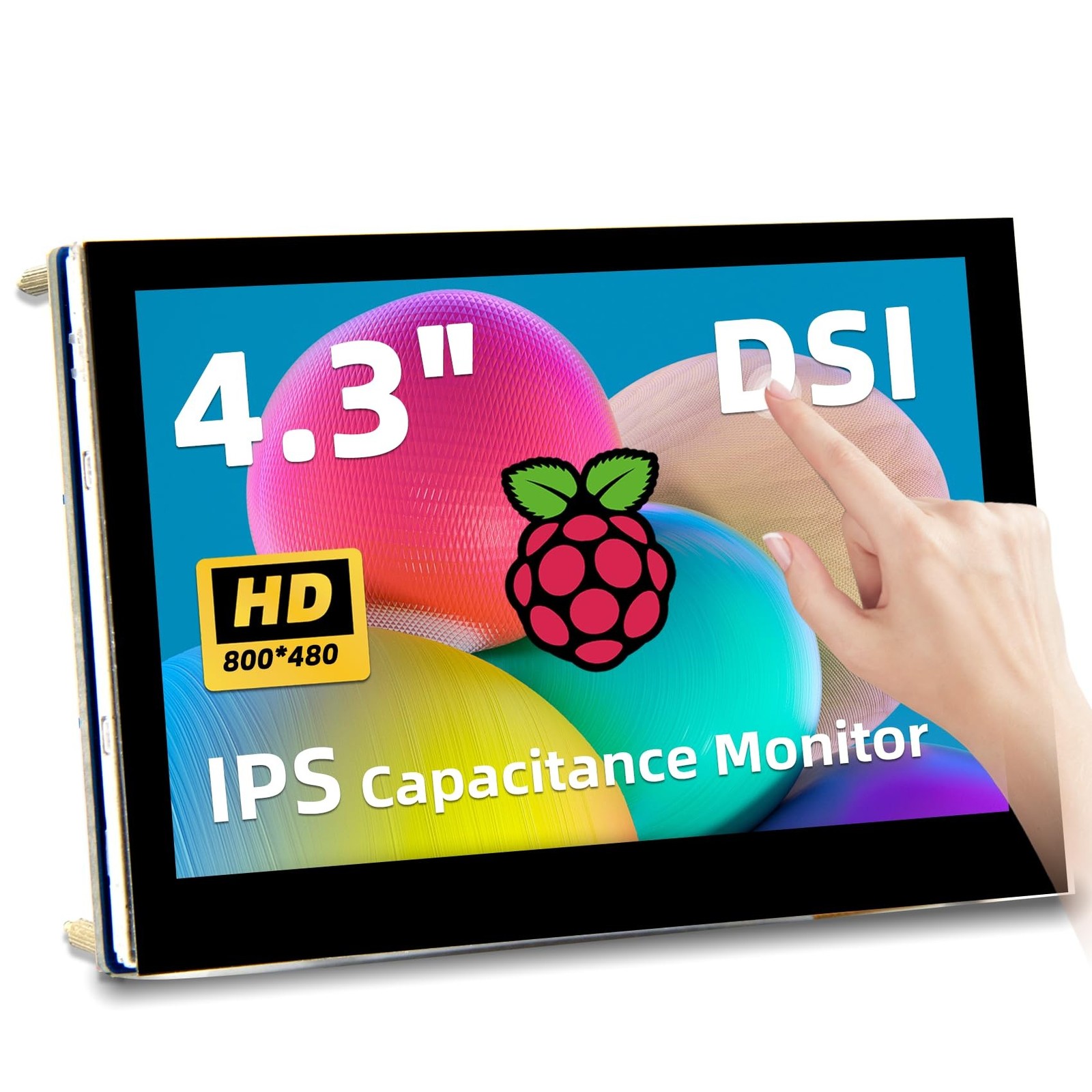 4.3 Inch Raspberry Pi Screen, 800x480 Pixel Capacitive Touchscreen, MIPI DSI ...