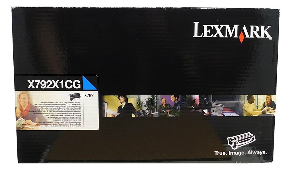Lexmark C792X1CG Cyan Toner Cartridge