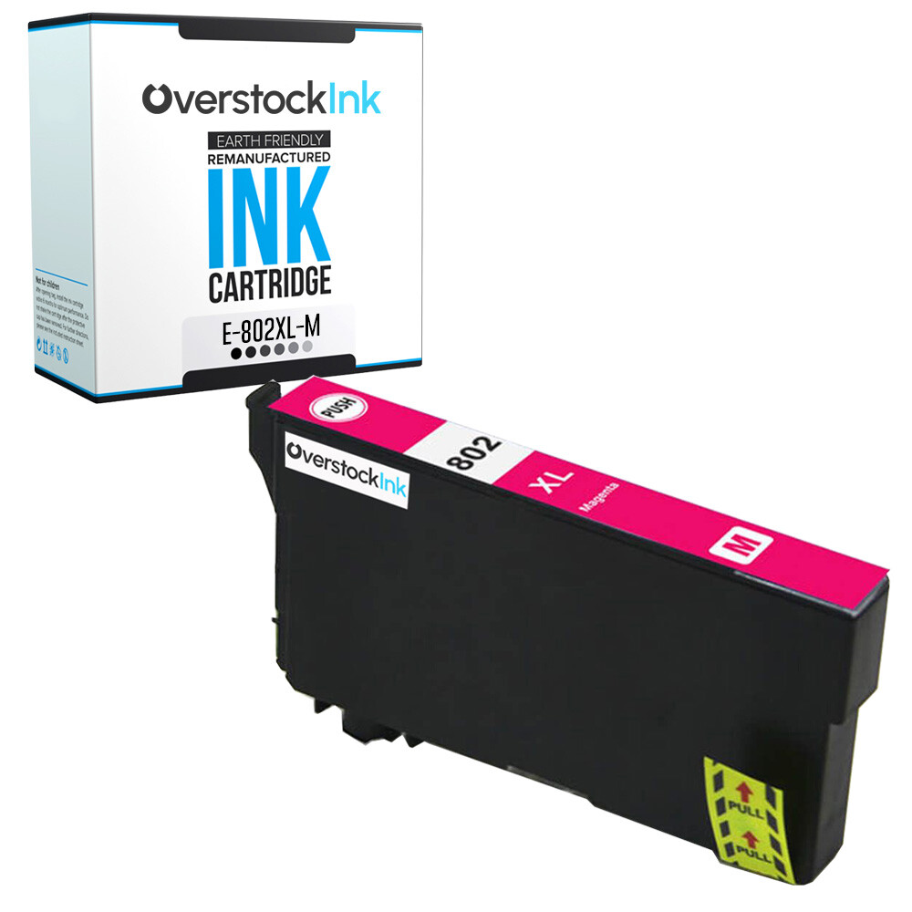 1X Compatible OSI 802XL Magenta Ink Cartridge for Epson WorkForce WF-4720 WF4730