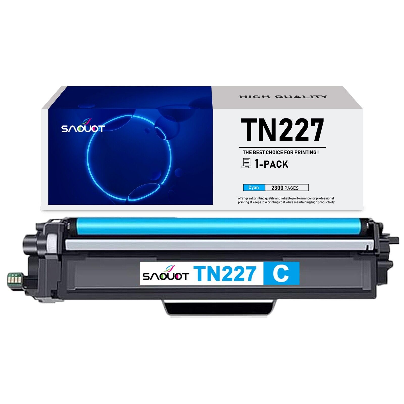 TN227 Toner Cartridge Replacement for Brother MFC-L3710CDW 3750CDW L3770CDW