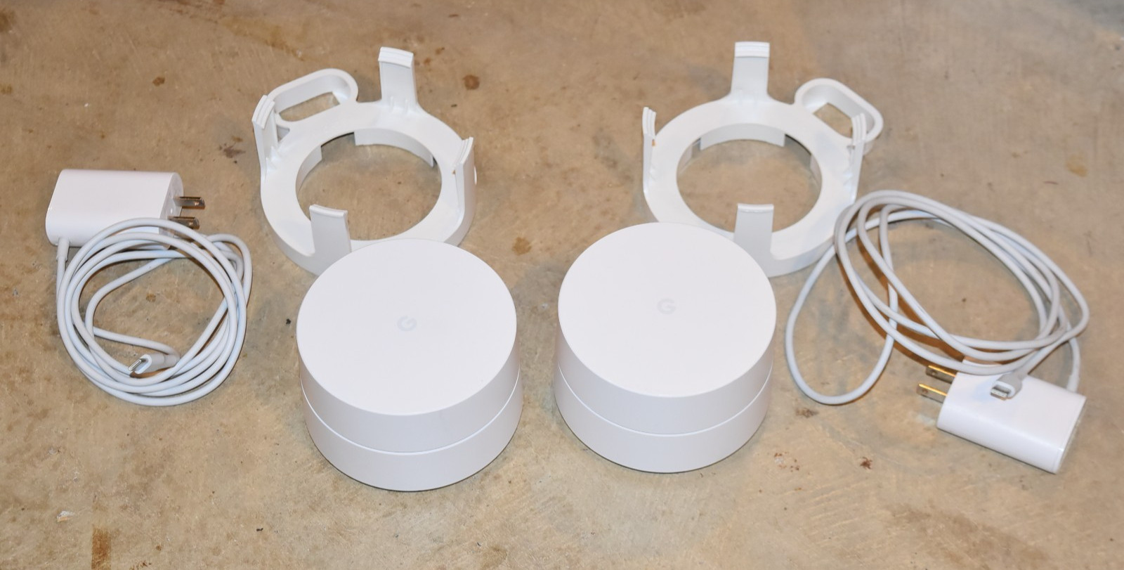 2 pack Google AC-1304 WiFi Router | 1-Port, Dual-Band, High-Speed Wireless