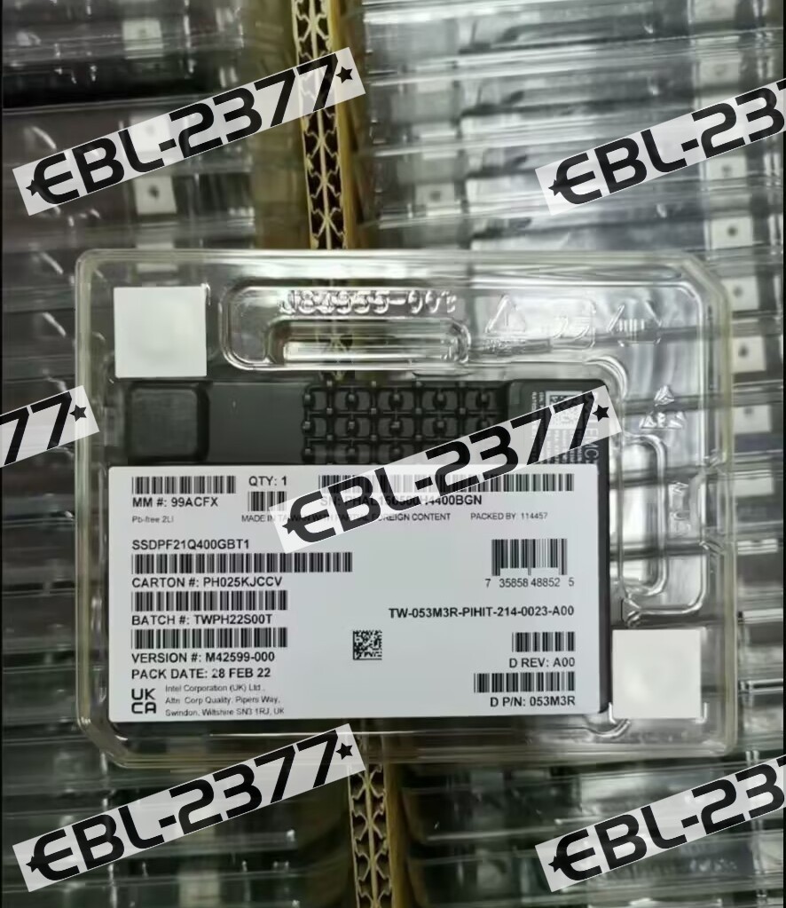 New Intel SSDPF21Q400GBT OPTANE DC P5800X 400GB U.2 NVMe PCIe 2.5 SSD Dell 7H98V