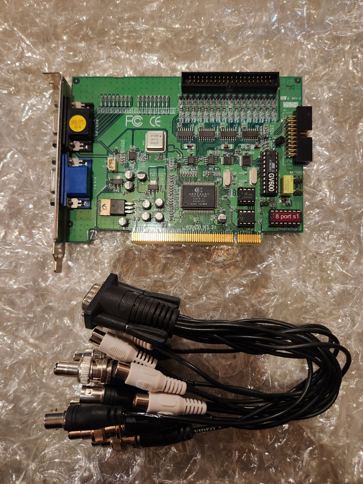 GeoVision 8-Channel CCTV DVR PCI Capture Card GV-600 V3.21 Audio