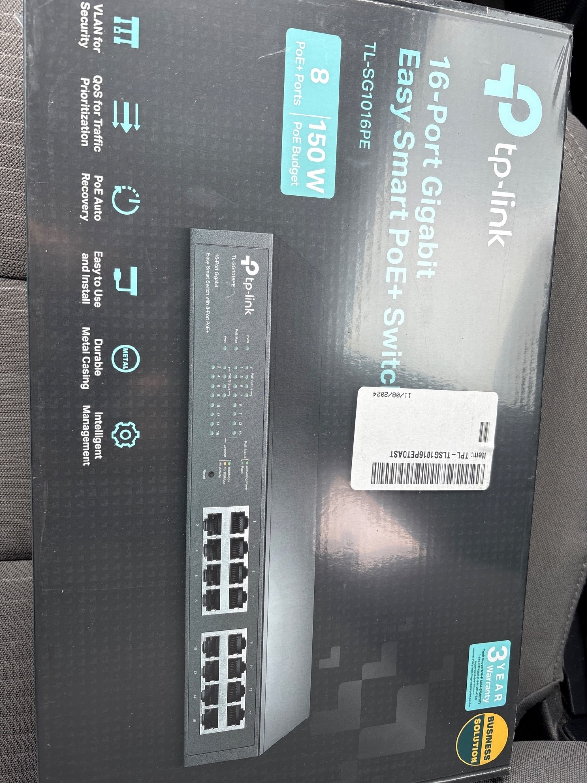 *NEW* TP-LINK 16-Port Gigabit Easy Smart PoE Switch with 8-Port PoE+