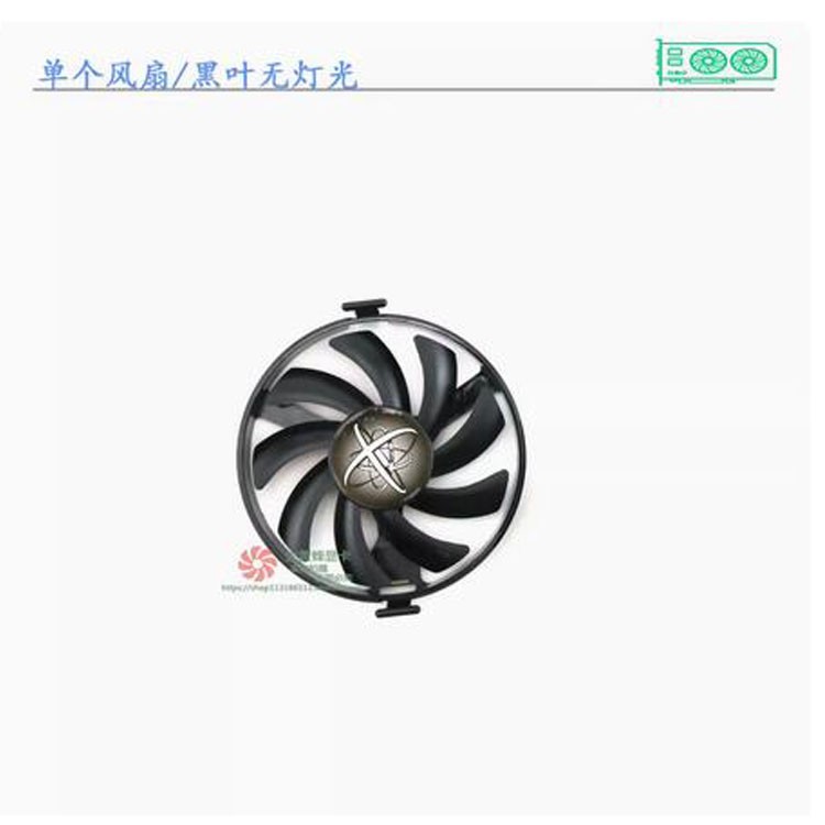 New Graphics Card Cooling Fan FDC10U12S9-C For XFX RX 580 RX 570 4G/8G Evolution
