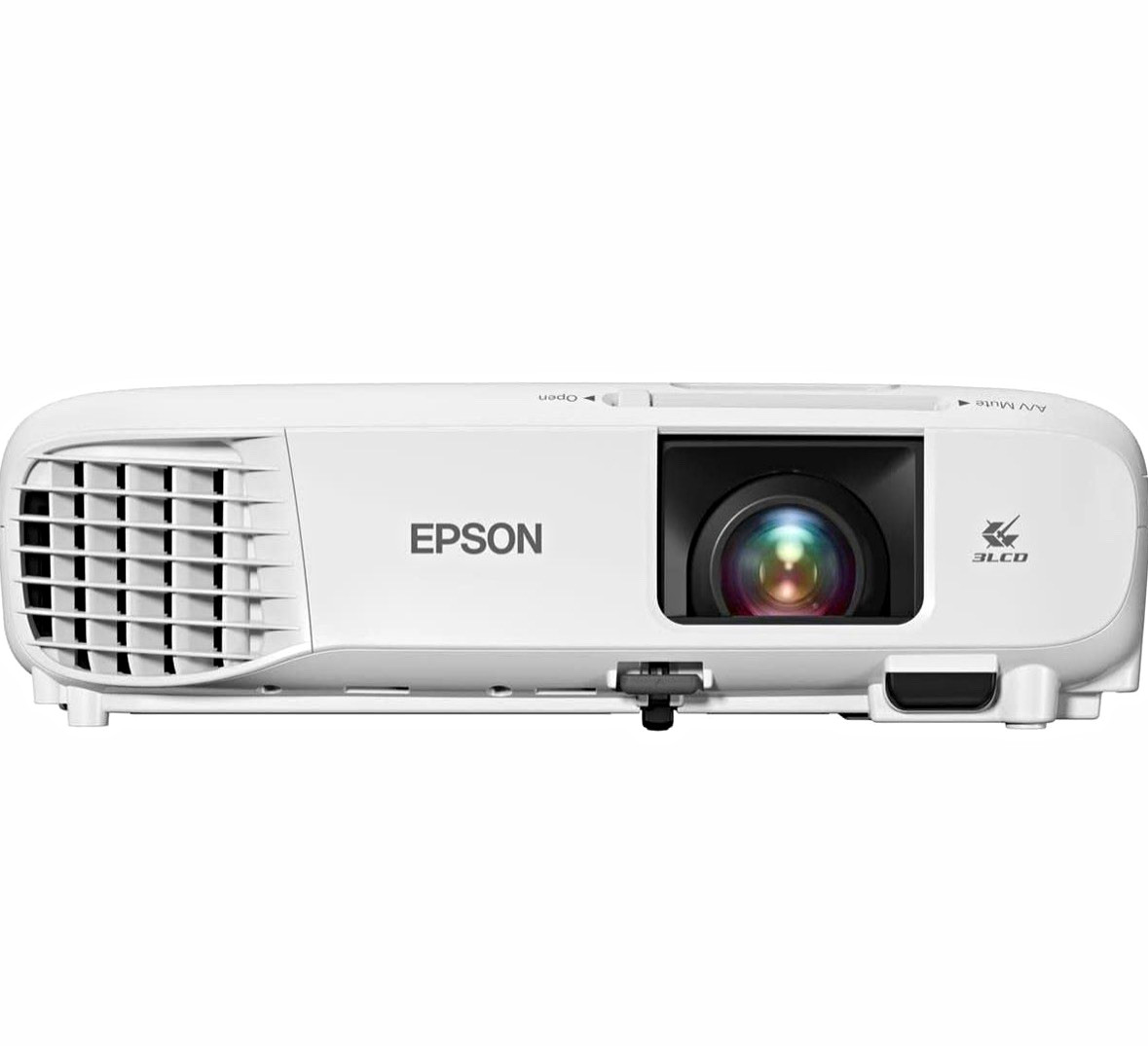 Epson PowerLite 118 3LCD Projector 3800 Lumens HDMI USB VGA Speaker White