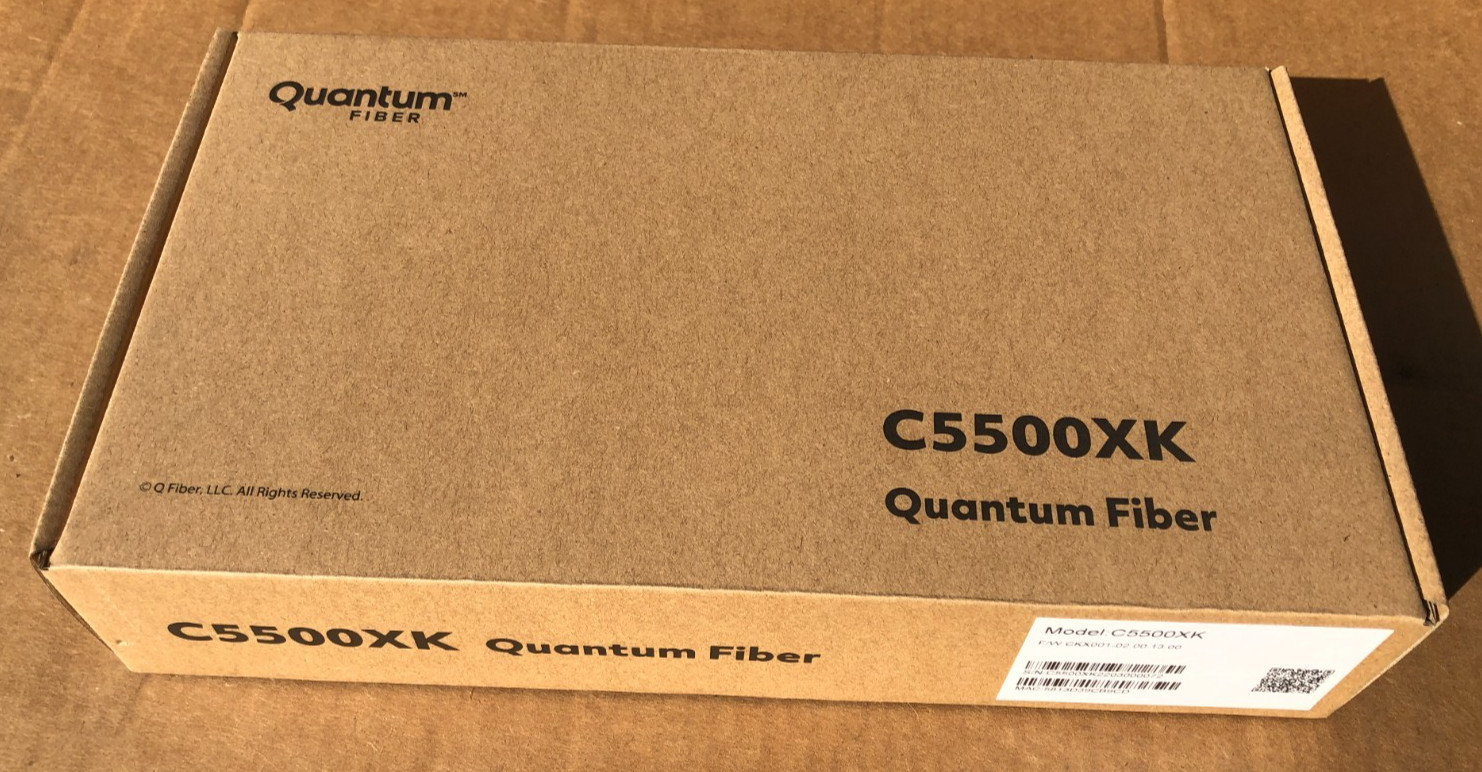 Quantum Fiber C5500XK High Performance Modem KIT New SET: C5510XK New In Box