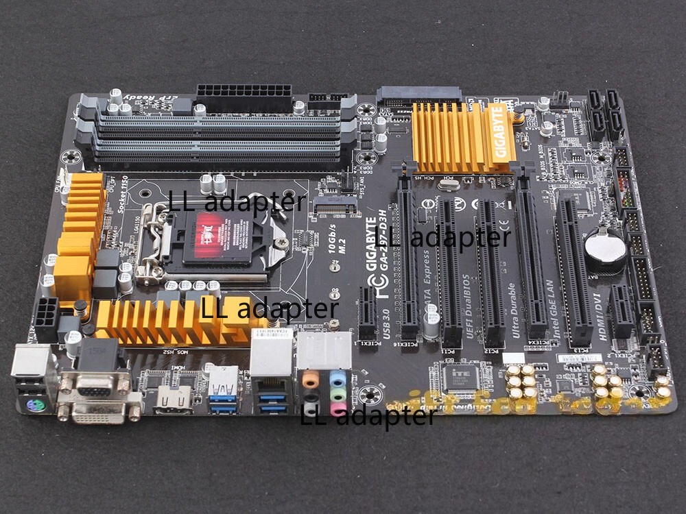 GIGABYTE GA-Z97-D3H LGA 1150 Intel Z97 USB 3.0 SATA 6Gb/s Motherboard With I/O
