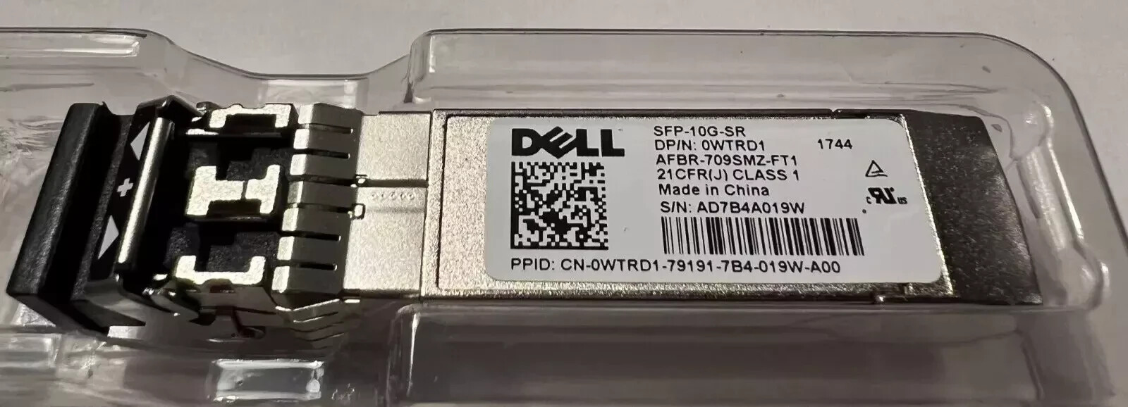 1 NEW Genuine Dell 407-BBOU SR/SW 331-5311 RK0CX SFP+ module w/60 days WRTY