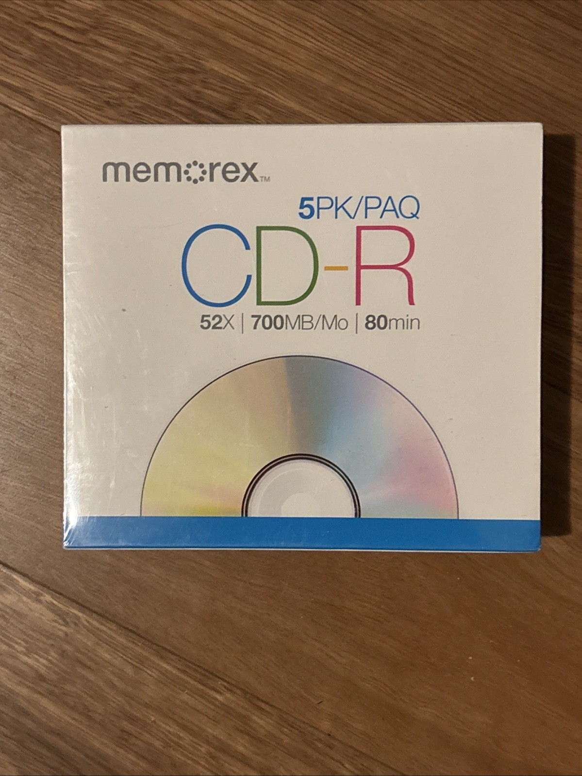 Memorex, Imation CD-R 52X 700MB 80Min 5 Pack, Recordable NEW SEALED Jewel Case