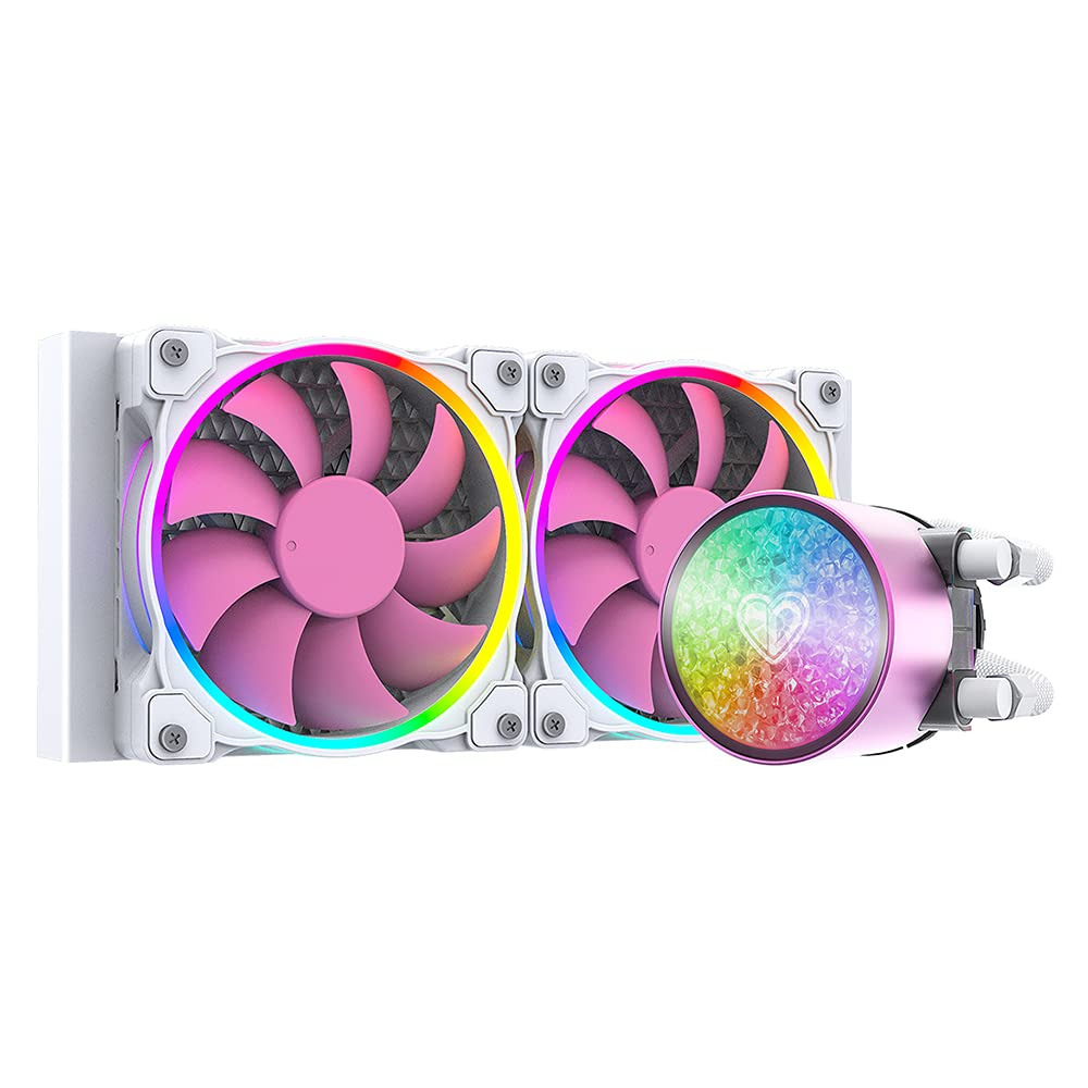 ID-COOLING PINKFLOW 240 DIAMOND EDITION CPU Water Cooler 5V ARGB AIO Cooler 240M