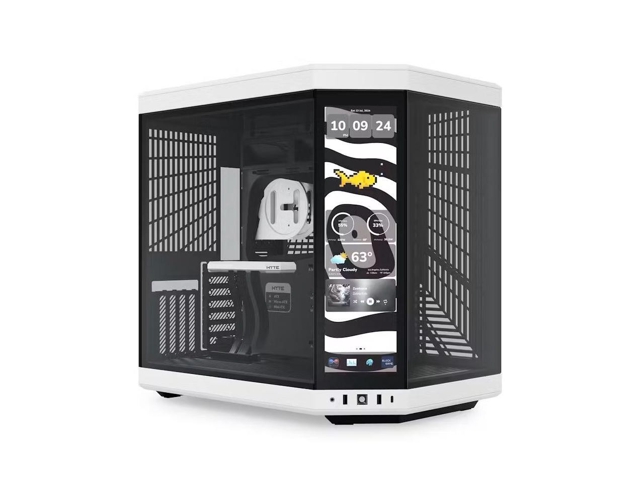 HYTE CSHYTEY70TTIWB ATX Mid Tower PC Case
