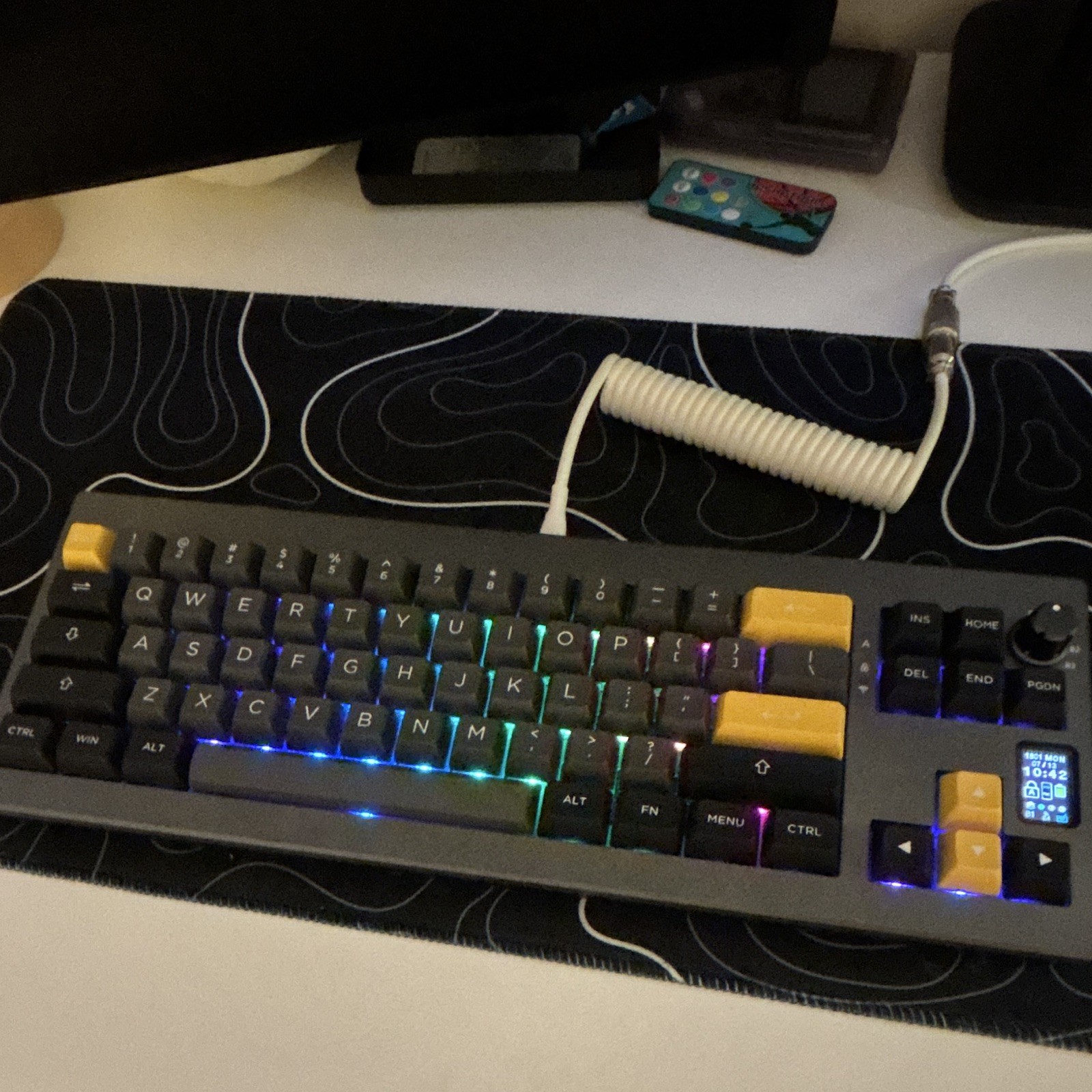 Epomaker shadow X full screen display  keyboard