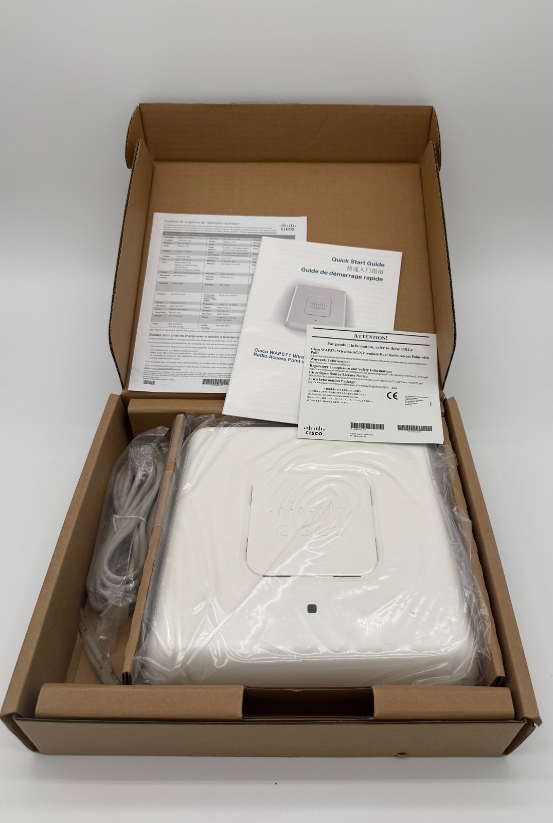 (NEW OPEN BOX) Cisco WAP571-A-K9 Wireless AC/N Premium Dual Radio AP