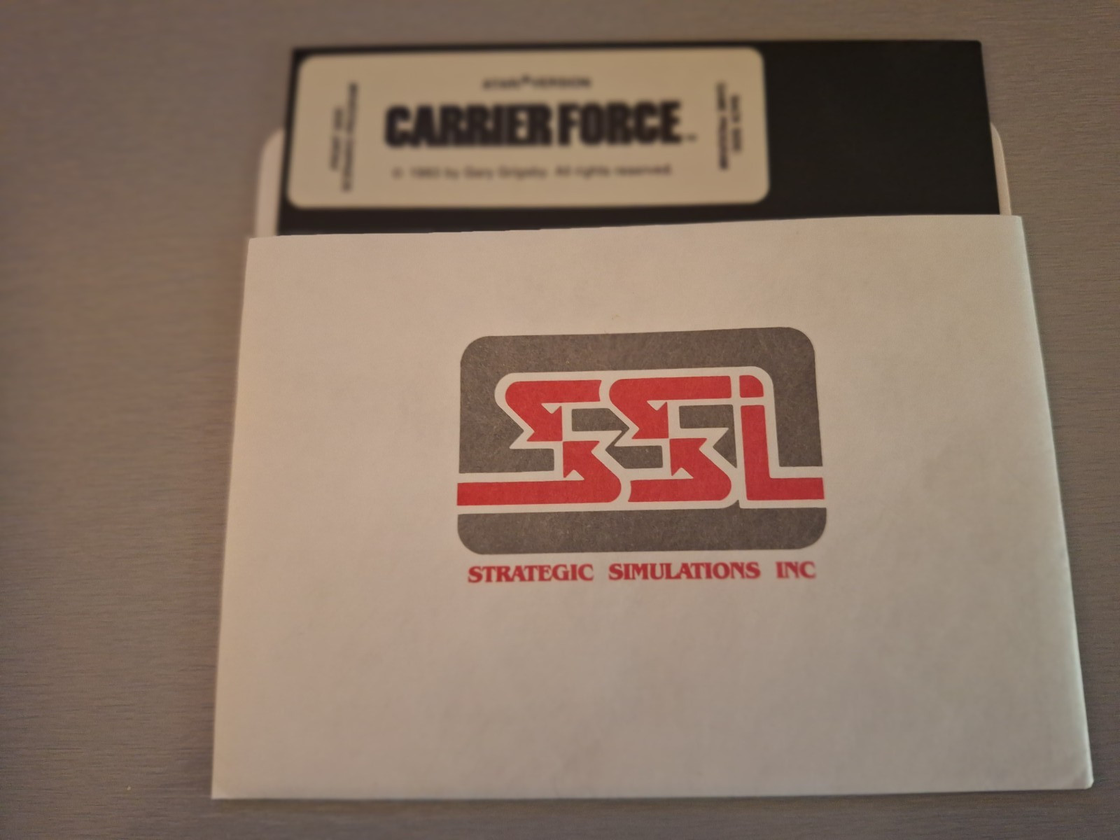Carrier Force: Atari Computers, Vintage 1983 Strategic Simulations SSI, 5-1/4