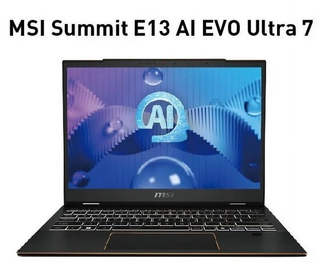 MSI SUMMIT E13 AI Evo Ultra 7 155H 1TB SSD 16GB 13.3"TOUCH A1MTG-001US Brand New