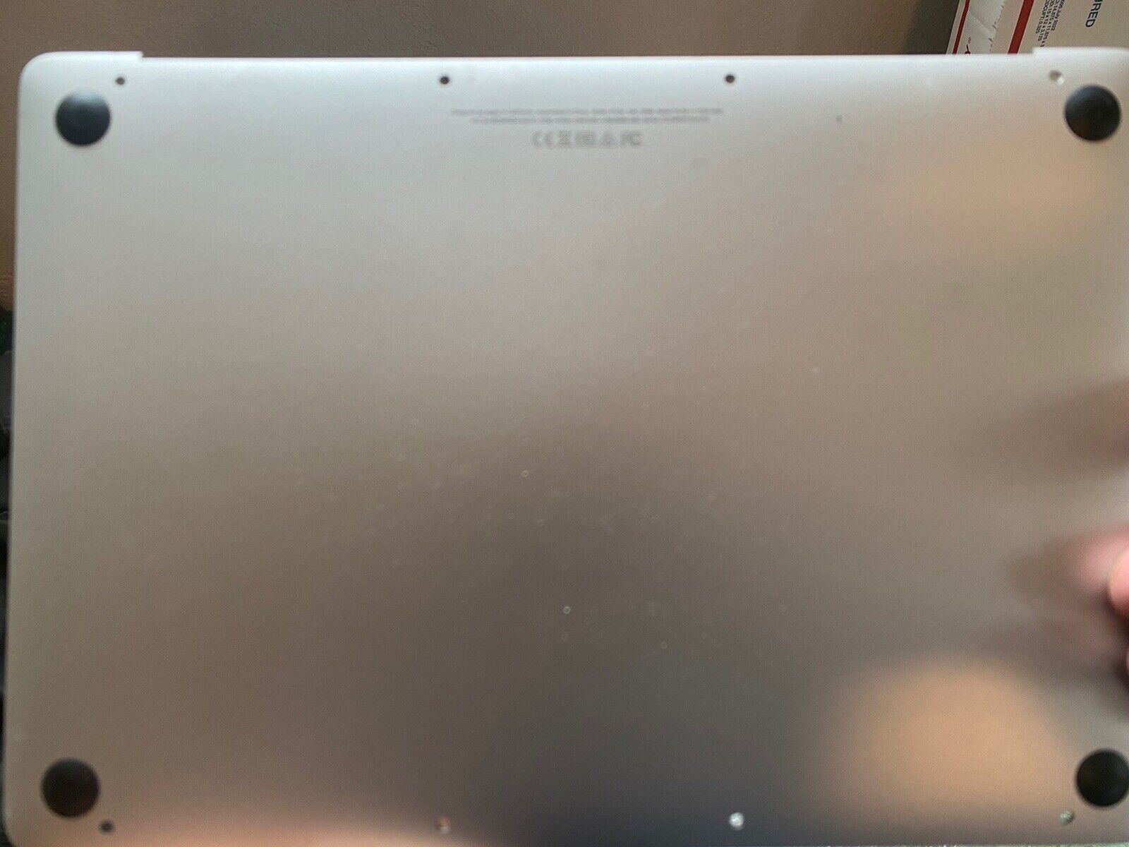Apple 🍎 MacBook Retina 12” A1534 2017 Bottom Case Battery SILVER OEM Genuine