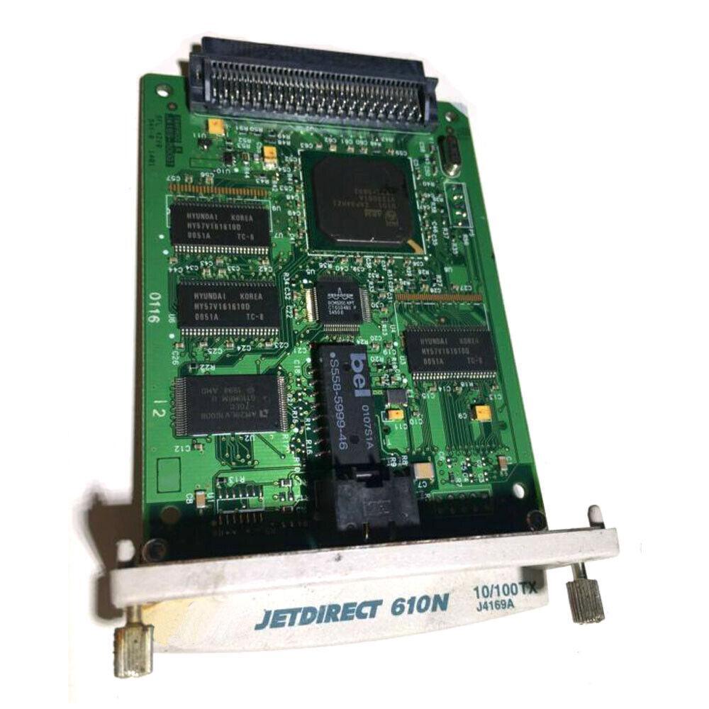 NETWORK PRINT 610N SERVER CARD HP 10/100TX JETDIRECT J4169A 600
