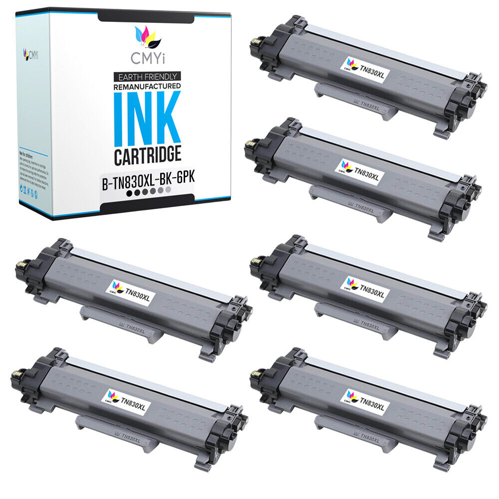 6PK Compatible TN830XL Printer Toner for Brother HL-L2420DW L2460DW L2460DW XL