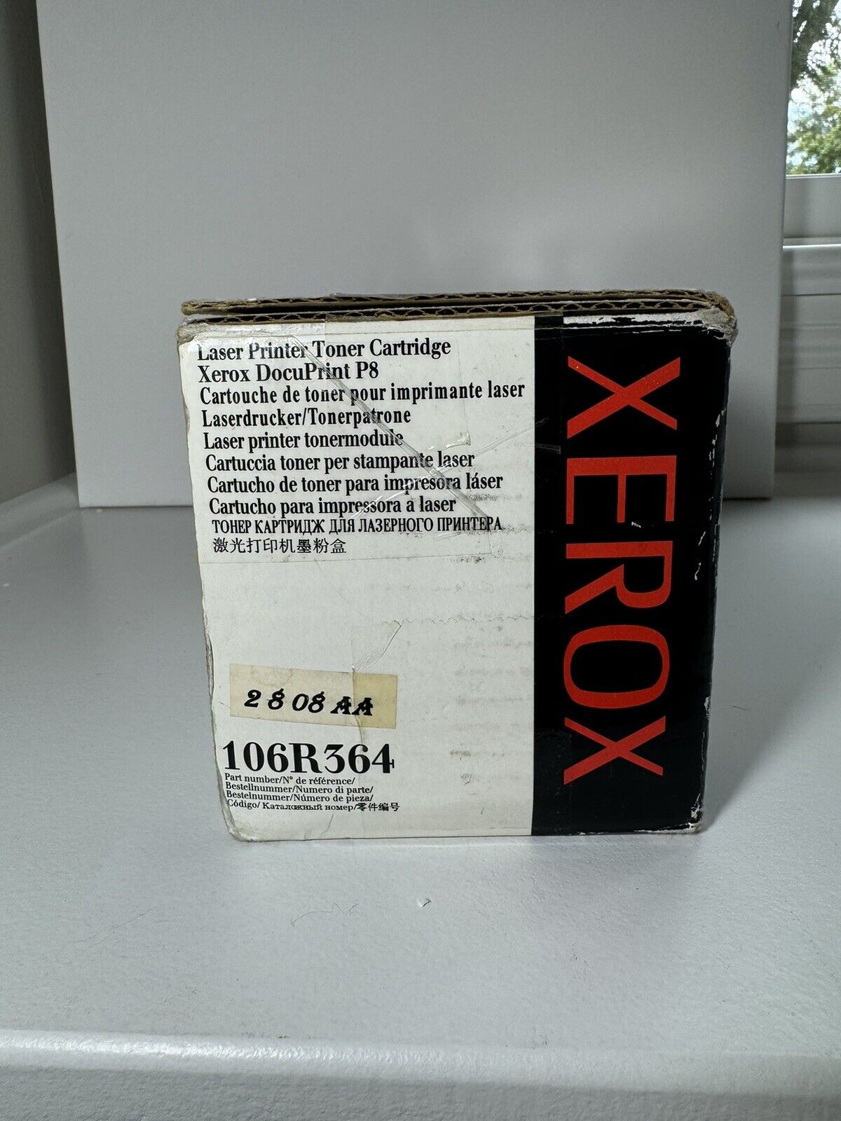 Genuine Xerox 106R364 Docuprint P8 Toner Cartridge- Opened Worn Box.
