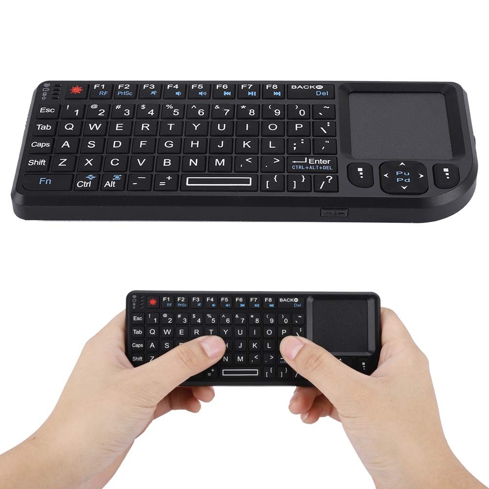 2.4GHz Wireless Touchpad Keyboard Rechargeable Ultra Mini USB Backlit PS3/4