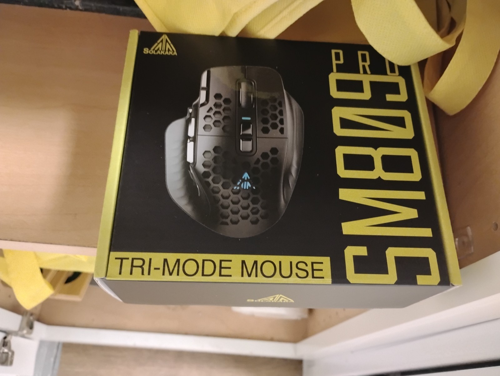 Solakaka Pro SM809 Tri Mode Wireless MMO Mouse White
