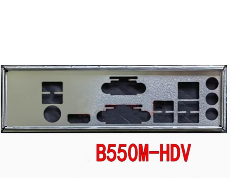 Shield I/O IO Backplate For ASRock B550M-HDV Motherboard