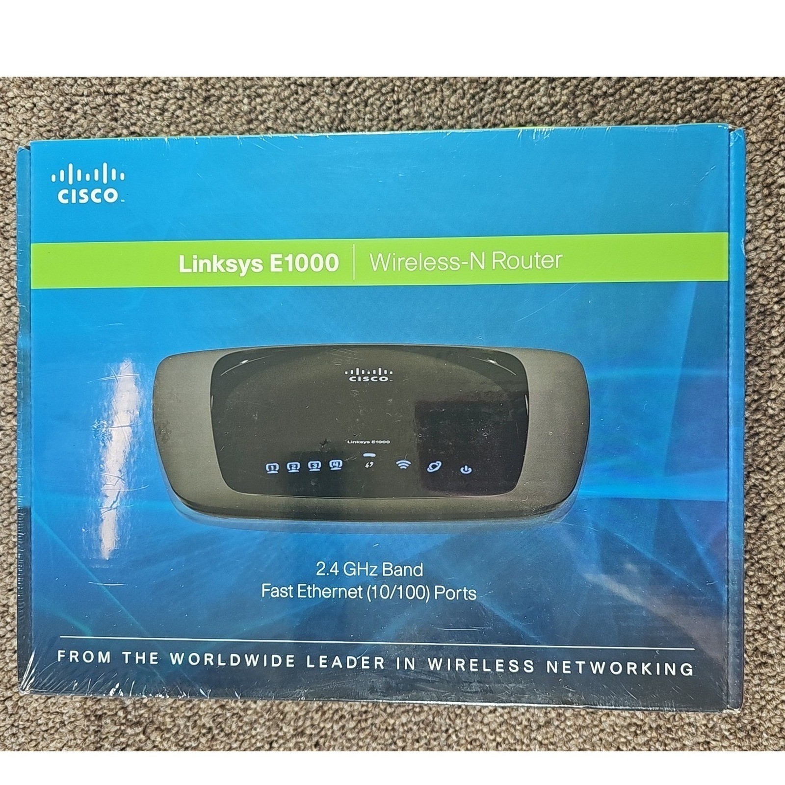 Cisco Linksys E1000 Wireless-N Router 2.4GHz Fast Ethernet  Ports Factory Sealed