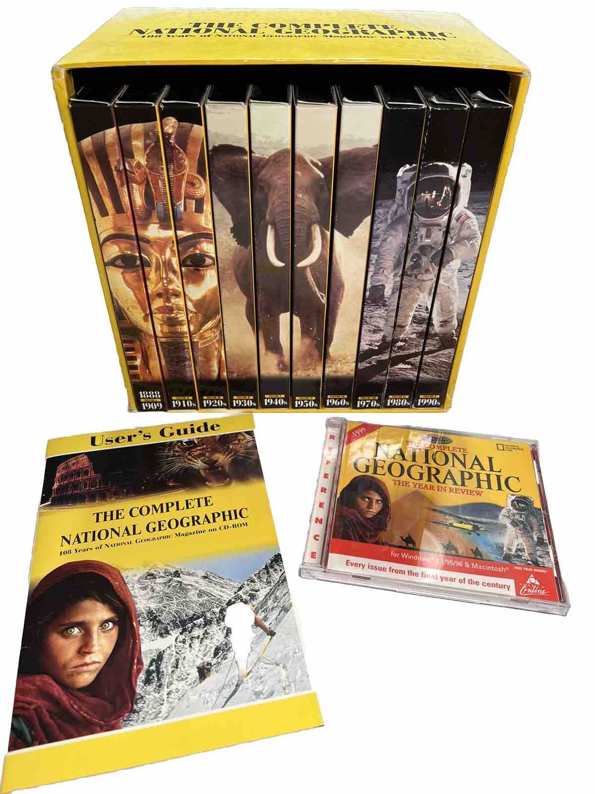 The Complete National Geographic - 100 Years Magazine on CD-ROM in 10 box SET
